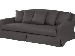 Capa De Sofa 3 Lugares Cinzento Escuro Gilja