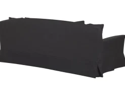 Capa De Sofa 3 Lugares Preta Gilja