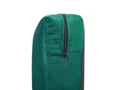 Capa Para Sofa De 2 Lugares De Veludo Verde Bernes