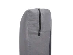 Capa Para Sofa De 3 Lugares De Veludo Cinzento Bernes