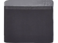 Capa Para Sofa De 2 Lugares De Veludo Cinzento Bernes