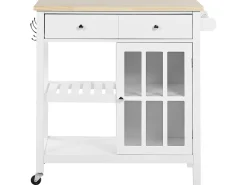 Carrinho De Cozinha Branco Genoa