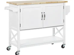 Carrinho De Cozinha Branco Mele