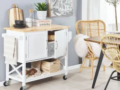 Carrinho De Cozinha Branco Mele