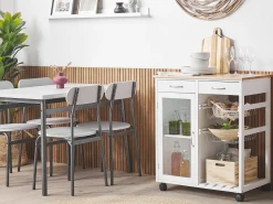 Carrinho De Cozinha Branco Boves