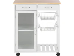 Carrinho De Cozinha Branco Boves