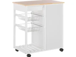 Carrinho De Cozinha Branco Boves