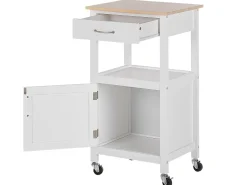 Carrinho De Cozinha Branco Siena