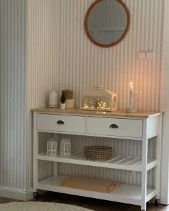 Carrinho De Cozinha Branco Navarino