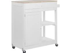 Carrinho De Cozinha Branco Trapani