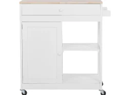 Carrinho De Cozinha Branco Trapani