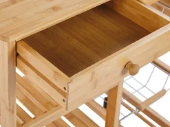 Carrinho De Cozinha Castanho Claro Morino