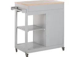 Carrinho De Cozinha Cinzento Claro Trapani