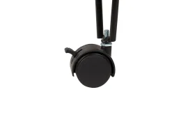 Carrinho De Cozinha Em Metal Preto E Madeira Escura Balme