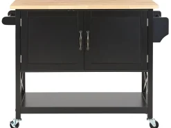 Carrinho De Cozinha Preto Mele