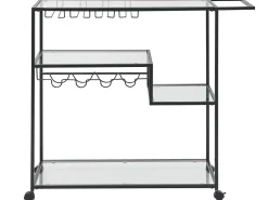 Carrinho De Cozinha Preto Marcola