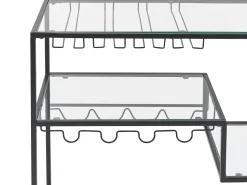 Carrinho De Cozinha Preto Marcola