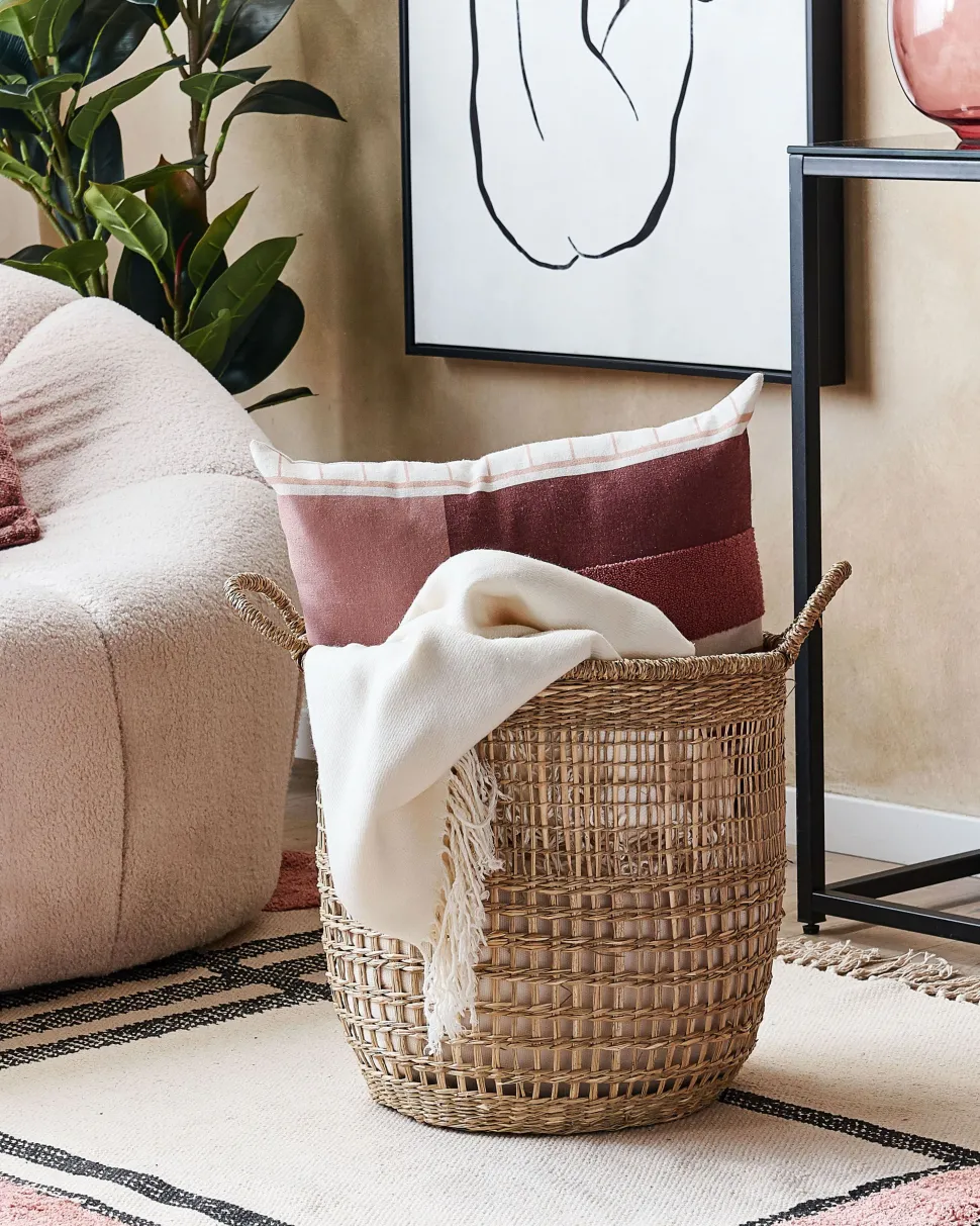 Cesta Em Fibra De Algas Com Cor Natural 39 Cm Albacore