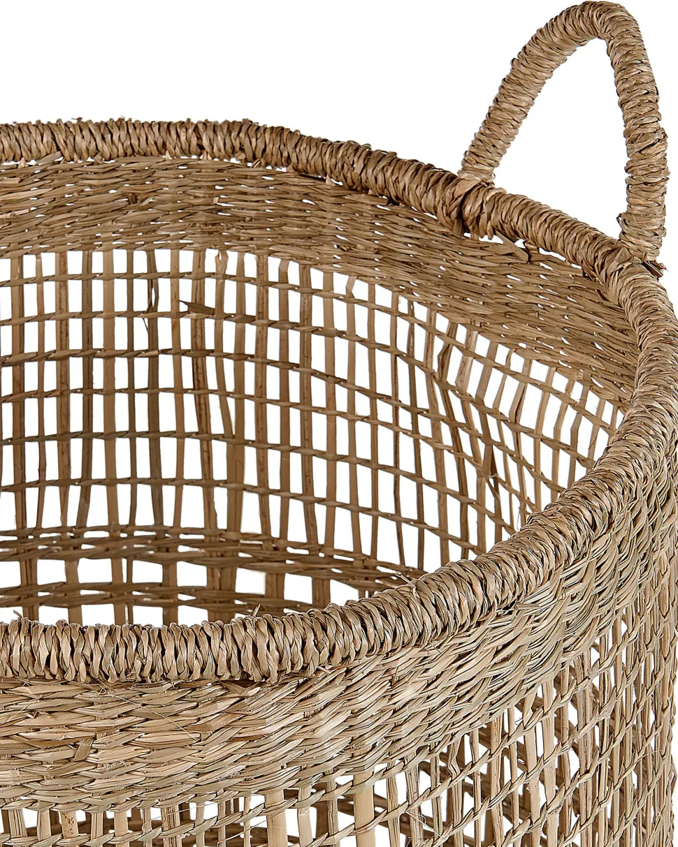 Cesta Em Fibra De Algas Com Cor Natural 39 Cm Albacore