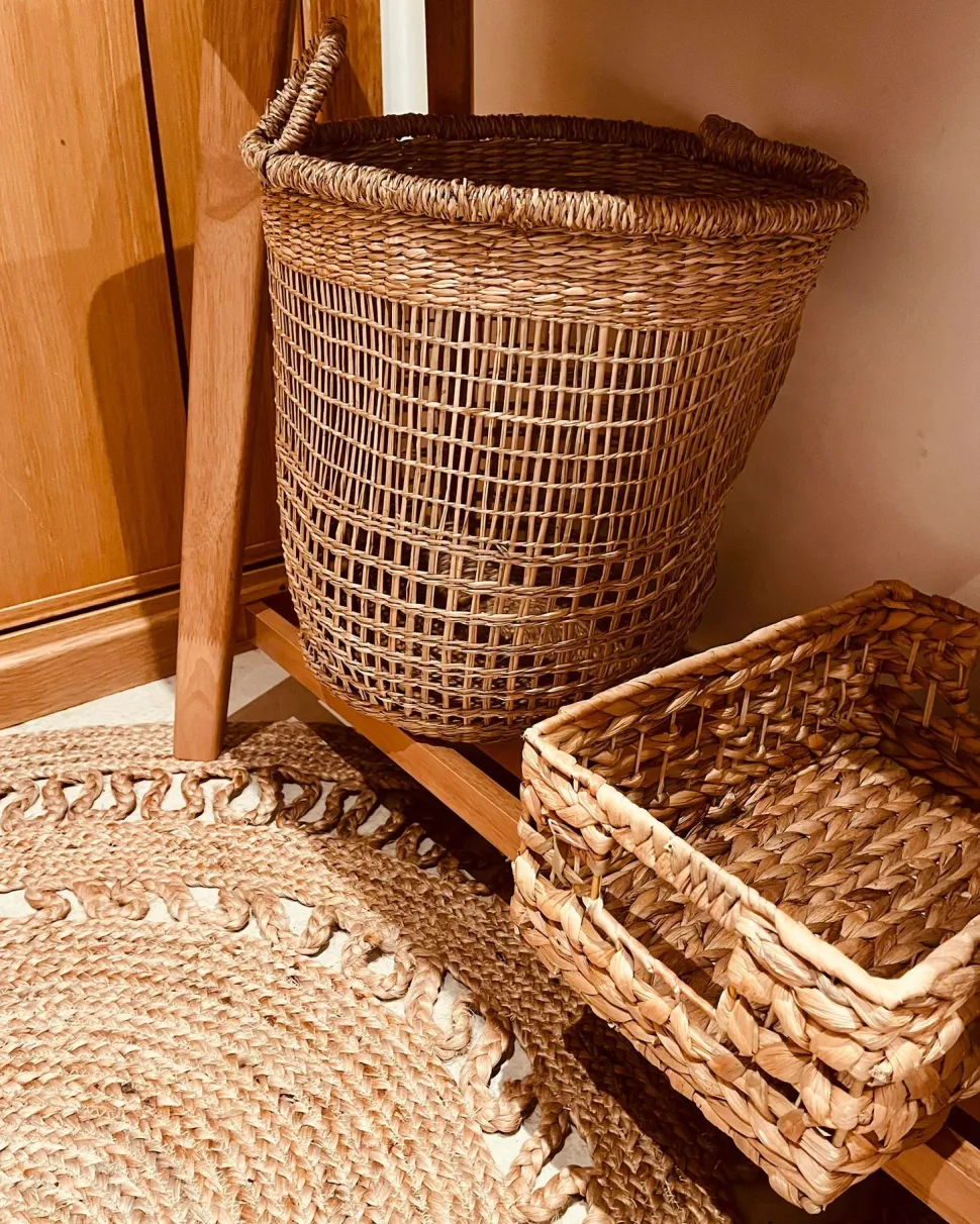 Cesta Em Fibra De Algas Com Cor Natural 39 Cm Albacore