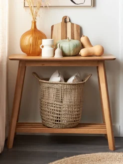 Cesta Em Fibra De Algas Com Cor Natural 39 Cm Albacore