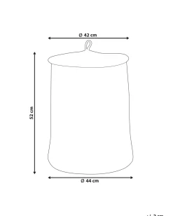 Cesto Em Algodao Branco Silopi