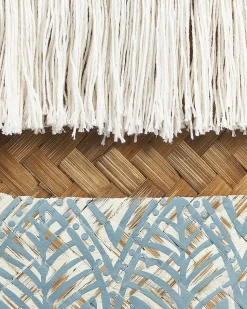 Cesto Em Bambu Natural 40 X 40 Cm Mesuji