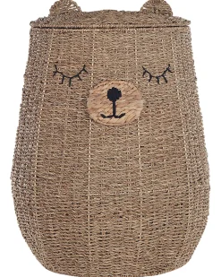 Cesto Em Forma De Urso Em Fibra De Algas Marinhas Em Cor Natural Fulan