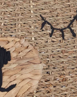 Cesto Em Forma De Urso Em Fibra De Algas Marinhas Em Cor Natural Fulan