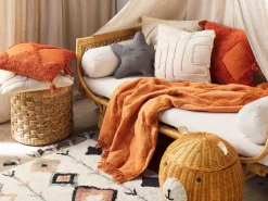 Cesto Em Forma De Urso Em Rattan Cor Natural Himba