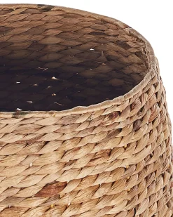 Cesto Em Forma De Urso Em Fibra De Jacinto De Agua Cor Natural Sambur