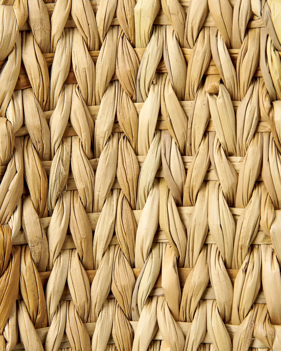 Cesto Em Jacinto De Agua Em Cor Natural Washuk