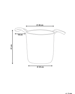 Cesto Em Juta Natural Creme Patiala