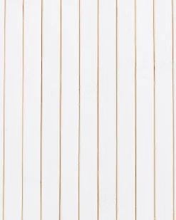 Cesto Em Madeira De Bambu Branca 60 Cm Kalutara