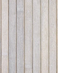 Cesto Em Madeira De Bambu Cinzenta 60 Cm Sannar