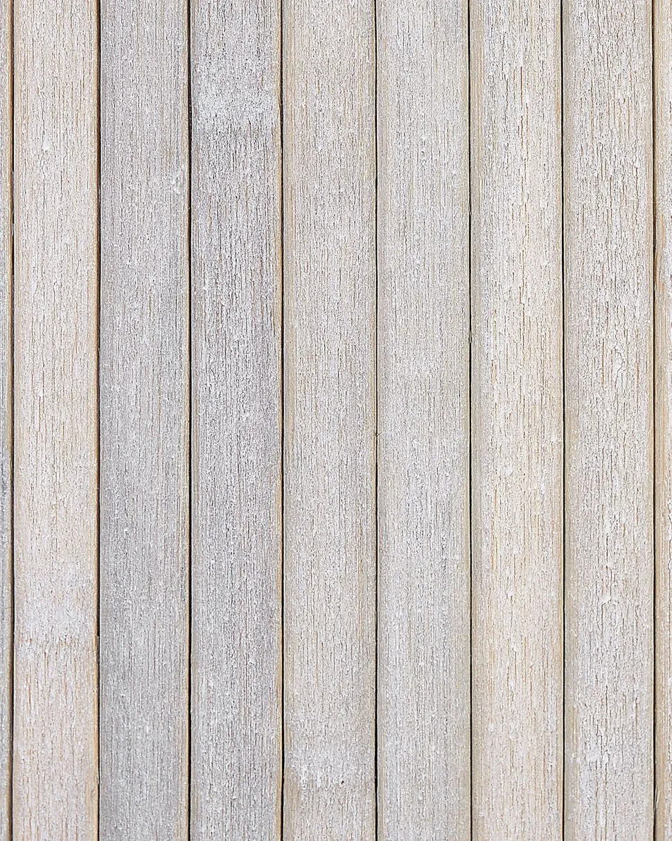 Cesto Em Madeira De Bambu Cinzenta 60 Cm Sannar