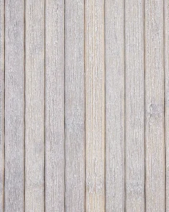 Cesto Em Madeira De Bambu Cinzenta Clara E Branca 60 Cm Komari