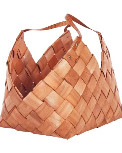 Cesto Em Madeira De Cor Natural Qara