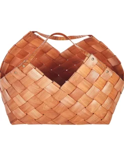 Cesto Em Madeira De Cor Natural Qara