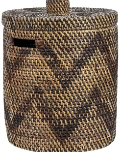 Cesto Em Rattan Natural 26 Cm Bohorok