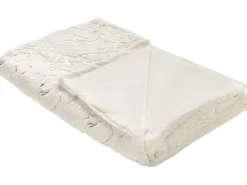 Cobertor Creme E Dourado 130 X 180 Cm Godavari