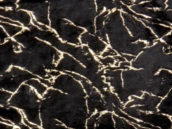 Cobertor Preto E Dourado 130 X 180 Cm Godavari