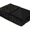 Cobertor Preto E Dourado 130 X 180 Cm Alazeya