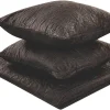 Colcha Com Relevo E Duas Almofadas Castanhas 220 X 240 Cm Rayen