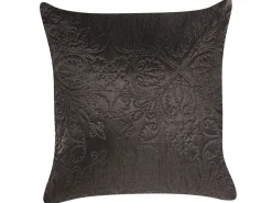 Colcha Com Relevo E Duas Almofadas Castanhas 220 X 240 Cm Rayen