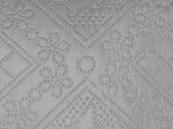 Colcha Com Relevo E Duas Almofadas Cinzentas 140 X 210 Cm Alamut