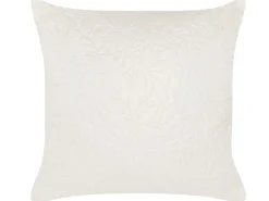 Colcha Com Relevo E Duas Almofadas Creme 160 X 220 Cm Rudkhan