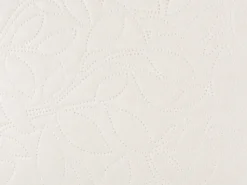 Colcha Com Relevo E Duas Almofadas Creme 160 X 220 Cm Rudkhan