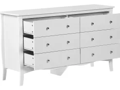 Comoda Com 6 Gavetas Branca Winchester