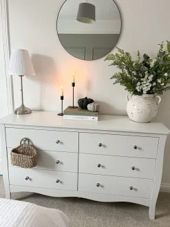 Comoda Com 6 Gavetas Branca Winchester